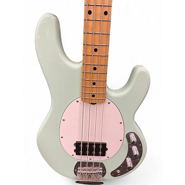 Used Steling ERNIEBALL STINGRAY 4 Seafoam Green Electric Bass Guitar