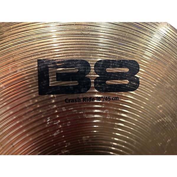 Used SABIAN 18in B8 Crash Ride Cymbal