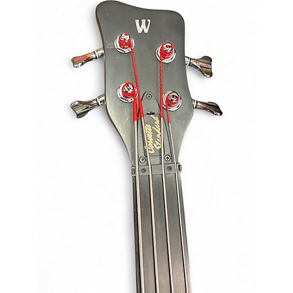 Used Warwick Corvette 4 String FRETLESS Electric Bass Guitar