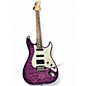 Used Greco WS-ADV-G QT ADVANCED COMFORTABLE PURPLE QUILT Solid Body Electric Guitar thumbnail