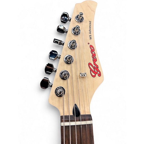 Used Greco WS-ADV-G QT ADVANCED COMFORTABLE PURPLE QUILT Solid Body Electric Guitar