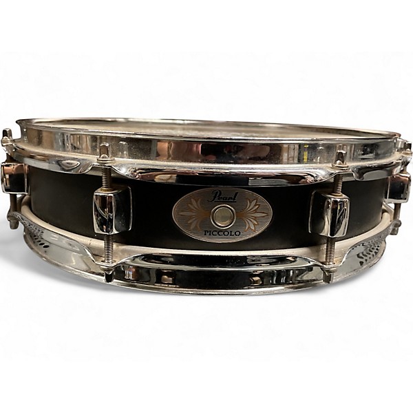 Used Pearl 3X13 Power Piccolo Snare Black Drum