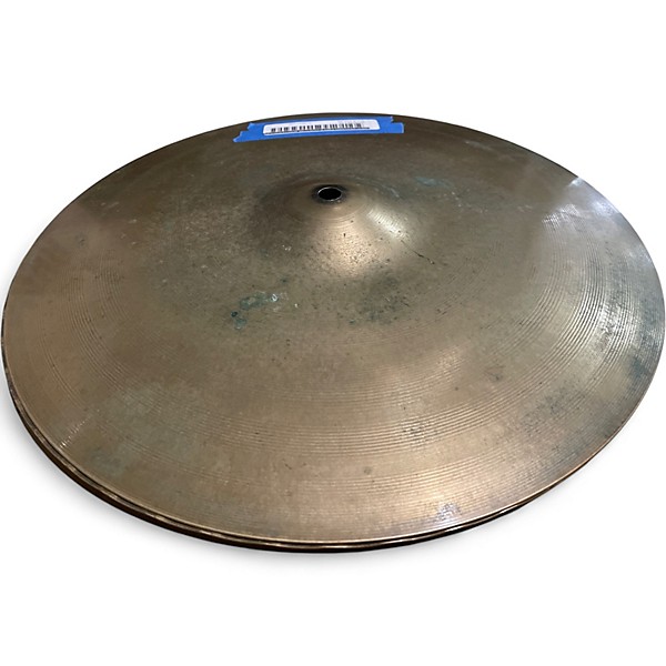 Used Zildjian 14in A Custom Mastersound Hi Hat Pair Cymbal