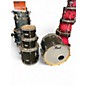 Used Pearl 4 Piece Masters Maple Complete Matte Black Drum Kit thumbnail