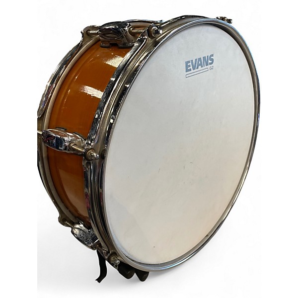 Used TAMA 14X6 Rockstar Series Snare ORANGE PEEL STAIN Drum