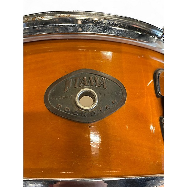 Used TAMA 14X6 Rockstar Series Snare ORANGE PEEL STAIN Drum