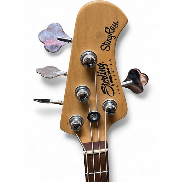 Used Sterling by Music Man STING RAY SUB SERIES Ebony Electric Bass Guitar