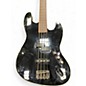 Used Fender Aerodyne Jazz Bass Black Electric Bass Guitar