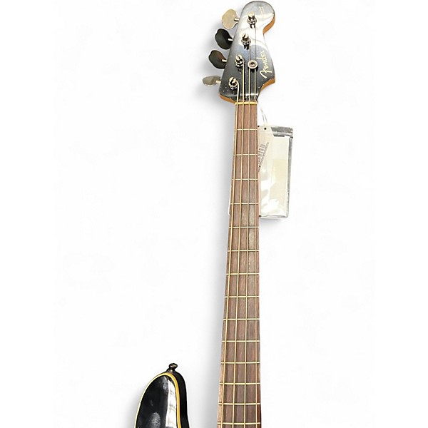 Used Fender Aerodyne Jazz Bass Black Electric Bass Guitar