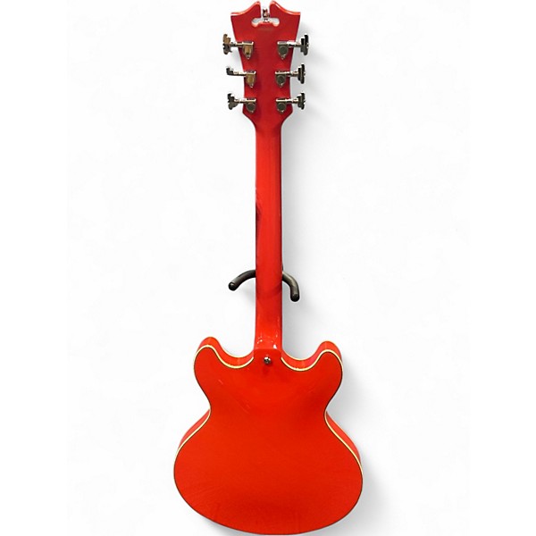 Used D'Angelico DAPDCFRCTCB Candy Tangerine Hollow Body Electric Guitar