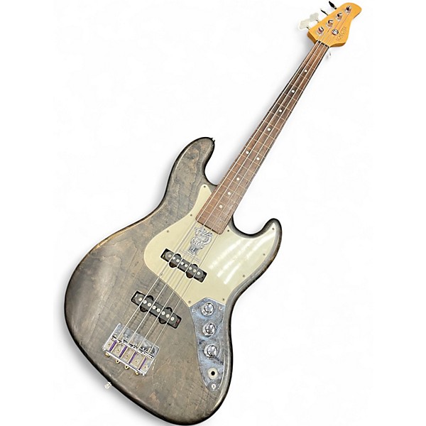 Used Schecter  california custom fretless jazz bass Brown Electric Bass Guitar