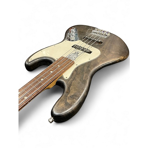 Used Schecter  california custom fretless jazz bass Brown Electric Bass Guitar