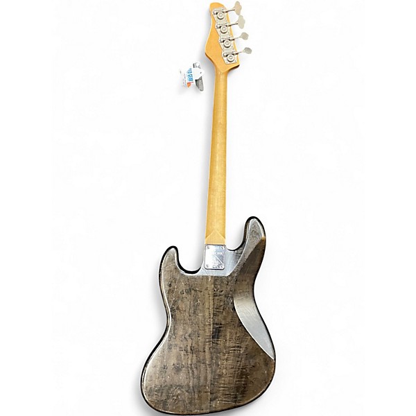 Used Schecter  california custom fretless jazz bass Brown Electric Bass Guitar