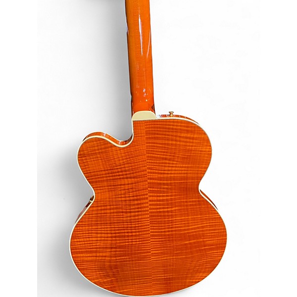 Used 2006 Epiphone Elitist Country Deluxe Sunrise Orange Hollow Body Electric Guitar