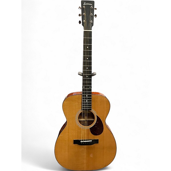 Used Eastman E1OM-DLX Natural Acoustic Electric Guitar