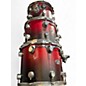 Used PDP by DW 4 Piece FS Series Red to Black Fade Drum Kit