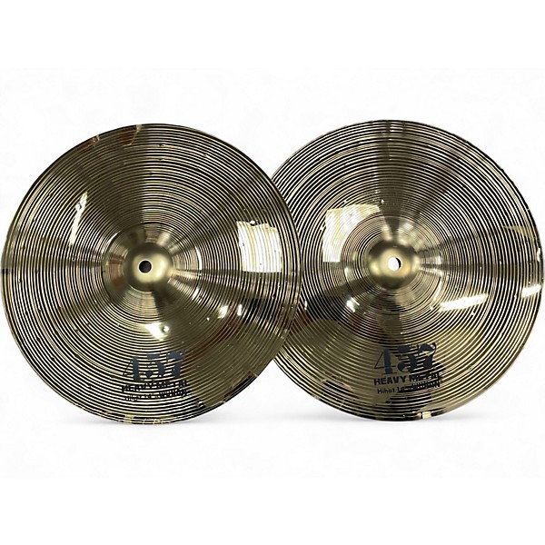 Used Wuhan 14in 457 Heavy Metal Hi Hat Pair Cymbal