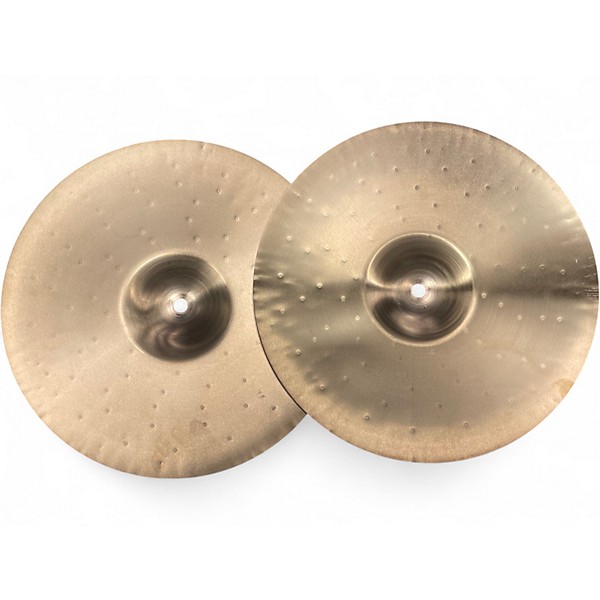 Used Wuhan 14in 457 Heavy Metal Hi Hat Pair Cymbal