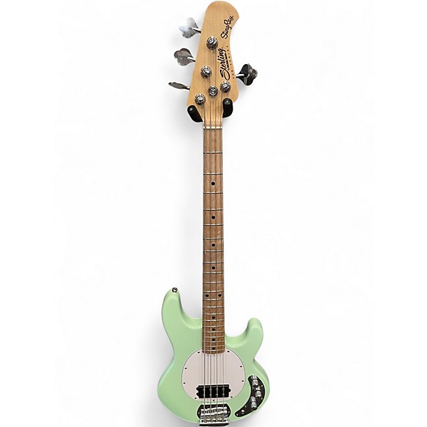 Used Stering STING RAY Emerald Green Electric Bass Guitar