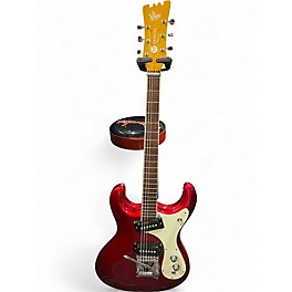 Used Mosrite '64 Reissue Type II Candy Apple Red Metallic Solid Body Electric Guitar