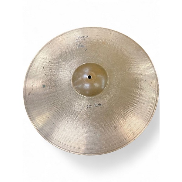 Used Paiste 20in 502 ride Cymbal