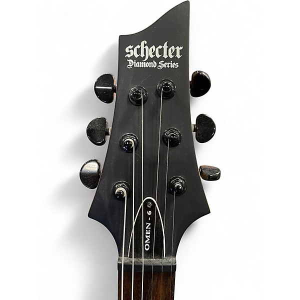 Used 2011 Schecter OMEN 6 Walnut Solid Body Electric Guitar