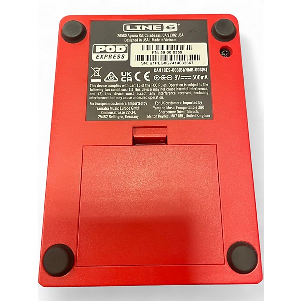 Used Line 6 Pocket Pod Express Amp Modeler Effect Processor