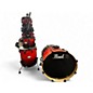 Used Pearl 5 Piece VISION RED Drum Kit thumbnail