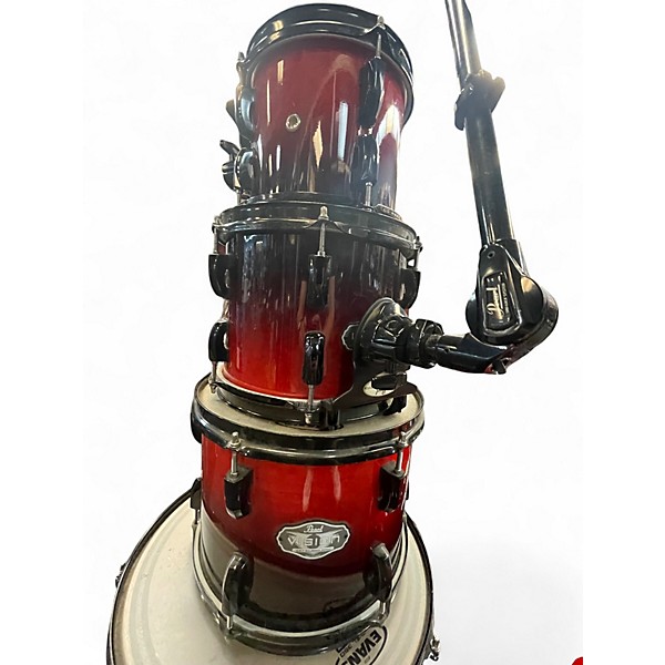 Used Pearl 5 Piece VISION RED Drum Kit