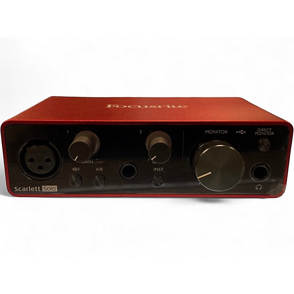 Used Focusrite Scarlett Solo Gen 3 Audio Interface
