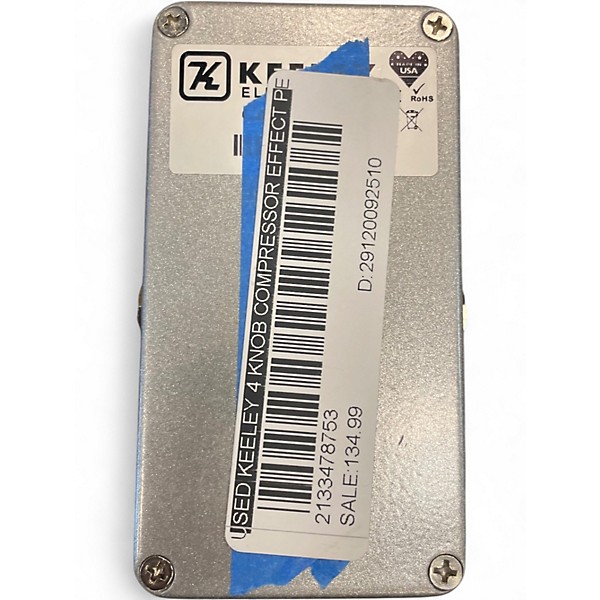Used Keeley 4 Knob Compressor Effect Pedal