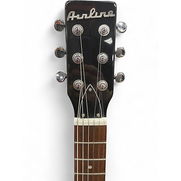 Used Airline Thunderstick Metallic Gold Solid Body Electric Guitar