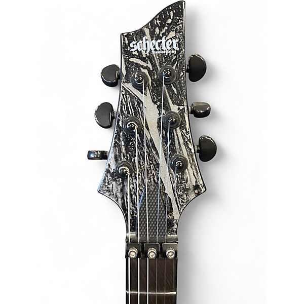 Used Schecter Guitar Research C1 Silver Mountain FRS Silver Mountain Solid Body Electric Guitar