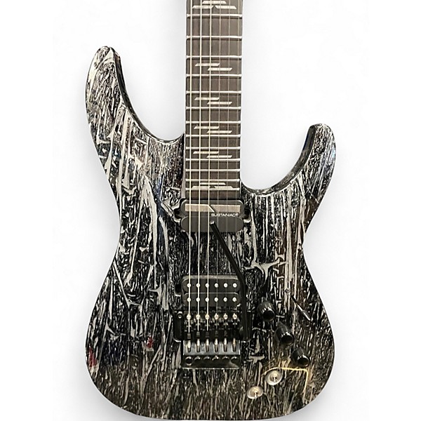 Used Schecter Guitar Research C1 Silver Mountain FRS Silver Mountain Solid Body Electric Guitar