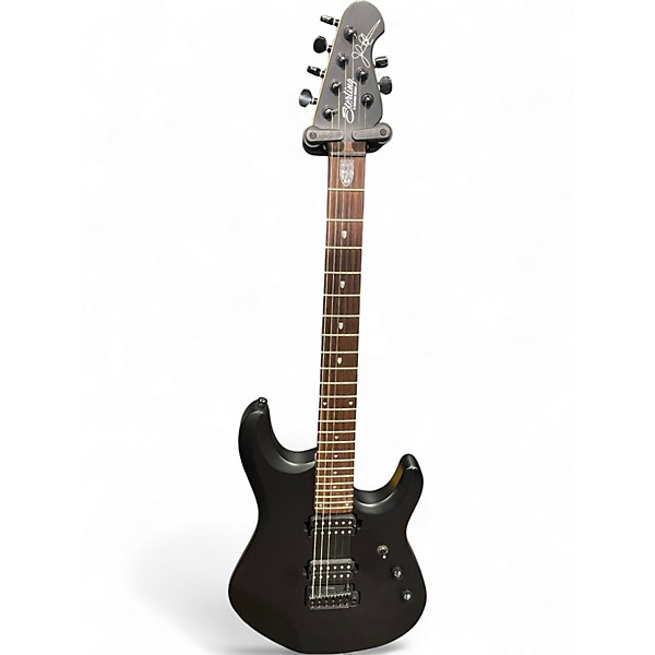 Used Sterling by Music Man JP60 Black Solid Body Electric Guitar