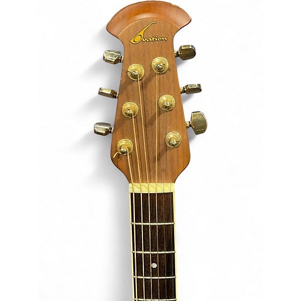 Used Ovation CS257 Celebrity Crimson Red Burst Acoustic Electric Guitar