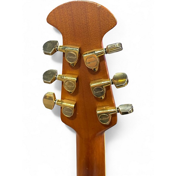 Used Ovation CS257 Celebrity Crimson Red Burst Acoustic Electric Guitar