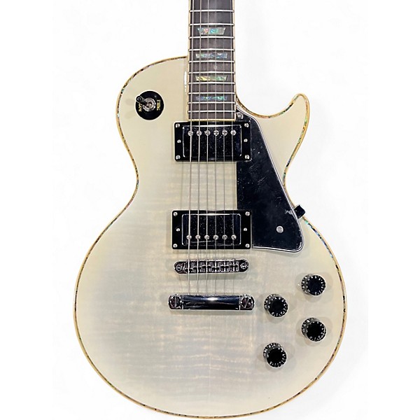 Used 2020s Aio Wolf WLP-750t Trans White Solid Body Electric Guitar