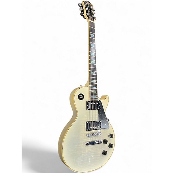 Used 2020s Aio Wolf WLP-750t Trans White Solid Body Electric Guitar