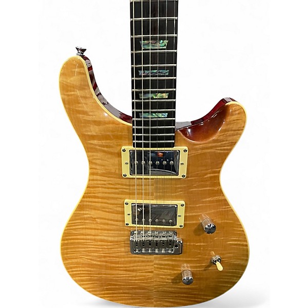 Used 2020s Aio Wolf W400 Natura Flame Maple Solid Body Electric Guitar