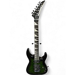 Used Jackson JS34Q Dinky Emerald Green Solid Body Electric Guitar