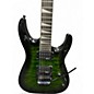 Used Jackson JS34Q Dinky Emerald Green Solid Body Electric Guitar