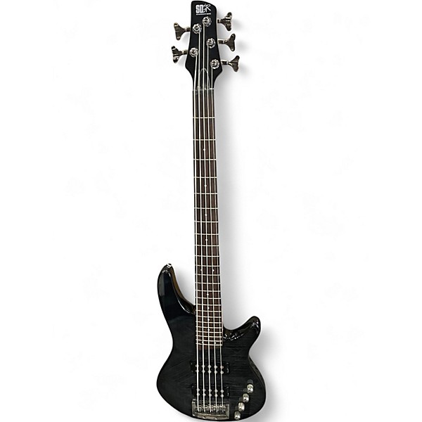 Used Ibanez SRX505 Trans Black Electric Bass Guitar