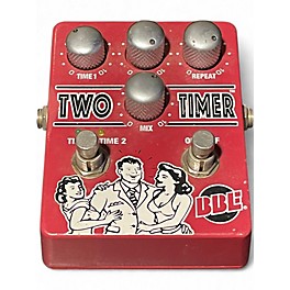Used BBE Two Timer Dual Analog Delay Effect Pedal