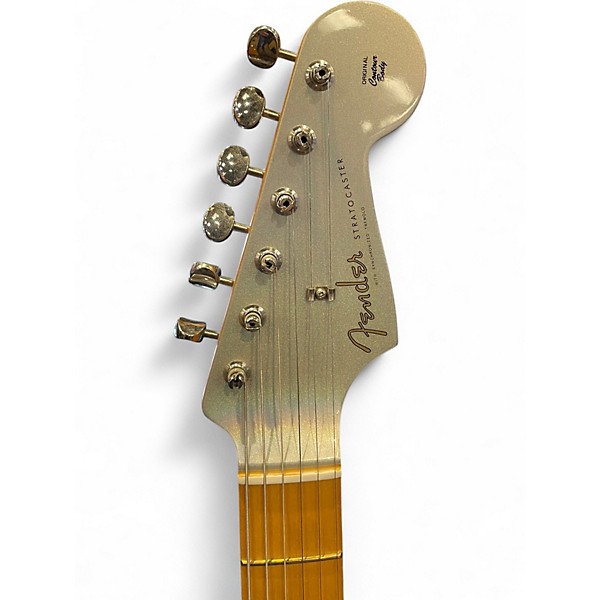 Used 2022 Fender H.E.R. Stratocaster Chrome Glow Solid Body Electric Guitar