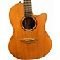Used Ovation balladeer special Vintage Natural Acoustic Electric Guitar