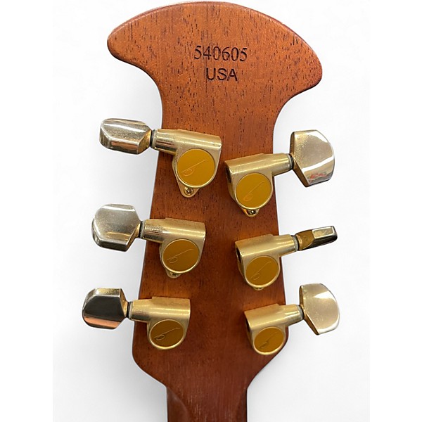 Used Ovation balladeer special Vintage Natural Acoustic Electric Guitar