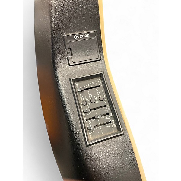 Used Ovation balladeer special Vintage Natural Acoustic Electric Guitar