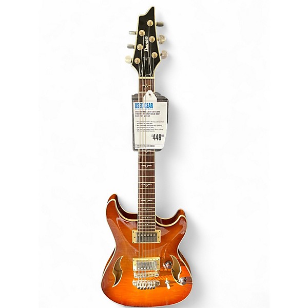 Used Ibanez ajd91 artcore violin sunburst Solid Body Electric Guitar