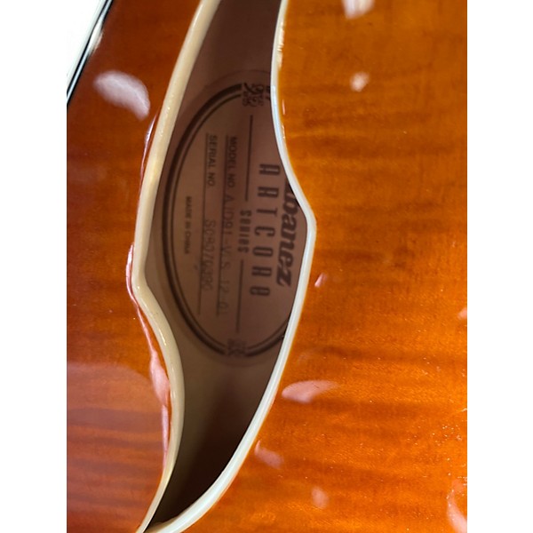 Used Ibanez ajd91 artcore violin sunburst Solid Body Electric Guitar